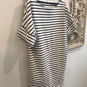COS cotton striped dress